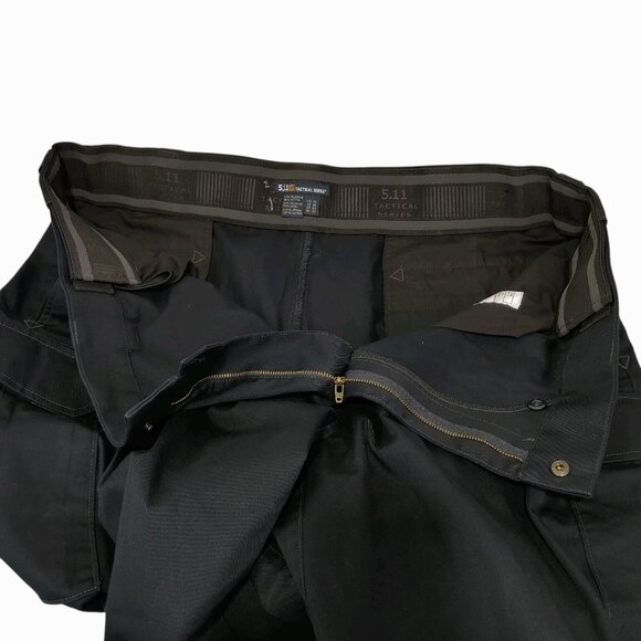 5.11 Tactical Series Black Cargo Pants Men's Size 48 x 31 - Picture 7 of 10
